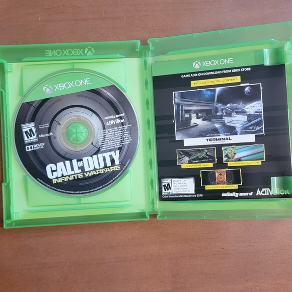 Used Microsoft XBOX ONE Call of Duty Infinite Warfare COD Activision Rated M - Picture 3 of 6